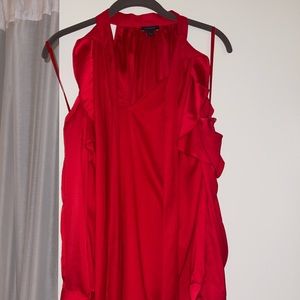 Red, Ann Taylor blouse